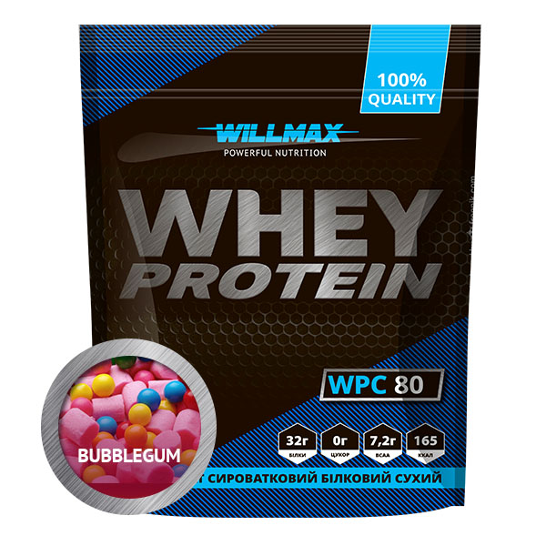 Протеин Willmax 80% Бабл Гам 920г